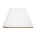 Slim aszimmetrikus alacsony akril zuhanytálca 80x120 cm, 5,5 cm magas