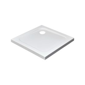   Slim szögletes alacsony akril zuhanytálca 80x80 cm, 5,5 cm magas