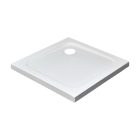 Slim szögletes alacsony akril zuhanytálca 90x90 cm, 5,5 cm magas