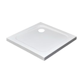   Slim szögletes alacsony akril zuhanytálca 90x90 cm, 5,5 cm magas