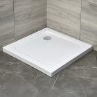 Slim szögletes alacsony akril zuhanytálca 90x90 cm, 5,5 cm magas