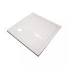 Slim szögletes alacsony akril zuhanytálca 90x90 cm, 5,5 cm magas