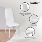 Tino NOVA Étkezőszék, fehér színben