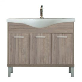   Nerva 105 cm-es bútorhoz alsószekrény, mosdóval, Rauna szil