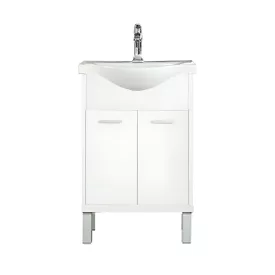 Nerva 55 cm-es bútorhoz alsószekrény mosdóval fehér