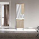 Nerva 55 cm-es bútorhoz alsószekrény, mosdóval, Sonoma tölgy