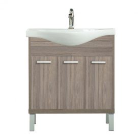   Nerva 75 cm-es bútorhoz alsószekrény, mosdóval, Rauna szil