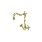 Cseke BRONTEE arany álló kétkaros kerámiabetétes mosogató csaptelep