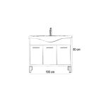 Nerva 105 komplett fürdőszobabútor