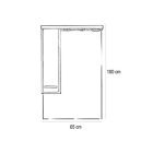 Nerva 65 komplett fürdőszobabútor