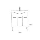 Nerva 75 komplett fürdőszobabútor