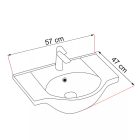 Nerva Prime 55 komplett fürdőszobabútor