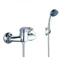 Zegor króm fali egykaros kerámiabetétes zuhany csaptelep zuhanyszettel NHK5-A048