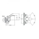 Zegor króm fali egykaros kerámiabetétes zuhany csaptelep zuhanyszettel NHK5-A048