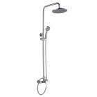 Zegor NOG16-A134 króm kádtöltős zuhanyrendszer, kör alakú esőztetővel és zuhanyfejjel