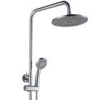 Zegor NOG16-A134 króm kádtöltős zuhanyrendszer, kör alakú esőztetővel és zuhanyfejjel