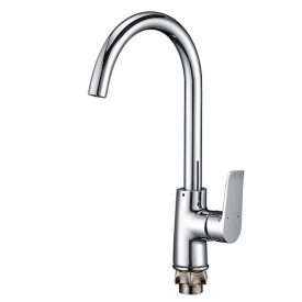   Zegor króm álló egykaros kerámiabetétes mosogató csaptelep NOG4-A134