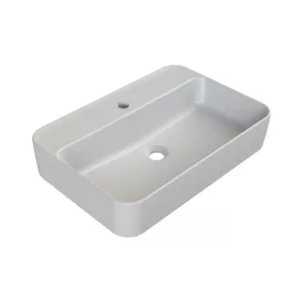   CeraStyle - Top Counter pultra ültethető porcelán mosdó - HERA - MATT FEHÉR - 60 x 42 cm