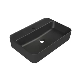   CeraStyle - Top Counter pultra ültethető porcelán mosdó - HERA - MATT ANTRACIT - 60 x 42 cm