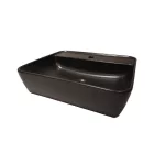 CeraStyle - Top Counter pultra ültethető porcelán mosdó - ONE -  - MATT ANTRACIT -csaply - 55 x45cm