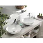 CeraStyle - Top Counter pultra ültethető porcelán mosdó - ZERO - O - Ø 46 cm