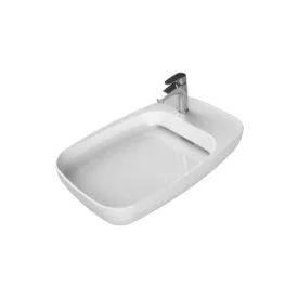   CeraStyle - Top Counter pultra ültethető porcelán mosdó - NEW NOVA - rejtett leeresztővel 70 x 42 cm