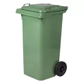 Kerekes szemetes szelektív, zöld, 240 liter
