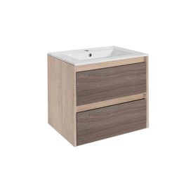 Porto 60 alsó szekrény mosdóval sonoma tölgy-rauna szil