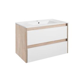 Porto 80 alsó szekrény mosdóval sonoma tölgy-fehér