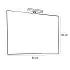 Porto Prime 80 komplett fürdőszoba bútor antracit-country tölgy színben