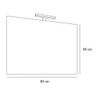 Porto Prime 80 komplett fürdőszoba bútor fehér-rauna szil