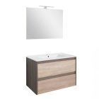 Porto Prime 80 komplett fürdőszoba bútor rauna szil-sonoma tölgy