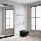 Roya Delos BLM 82CHR fali WC szett, falba építhető wc tartállyal, nyomólappal, wc ülőkével