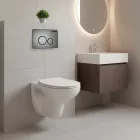 Roya 81GRE fali WC szett, falba építhető wc tartállyal, nyomólappal, wc ülőkével