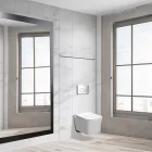 Roya Tina 82CHR fali WC szett, falba építhető wc tartállyal, nyomólappal, wc ülőkével