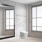 Roya Tina 82W fali WC szett, falba építhető wc tartállyal, nyomólappal, wc ülőkével