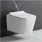 Roya Tinos 82W fali WC szett, falba építhető wc tartállyal, nyomólappal, wc ülőkével
