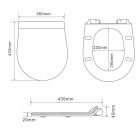 Roya Ride 82CHR fali WC szett, falba építhető wc tartállyal, nyomólappal, wc ülőkével