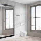 Roya Ride 82W fali WC szett, falba építhető wc tartállyal, nyomólappal, wc ülőkével