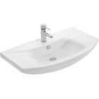 Viva SZQUARE 75 lábon álló fürdőszobabútor Sanovit ZENON 6075 porcelán mosdóval 75 x 49,8 cm