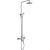 Zegor SAP16-A090 króm INOX kádtöltős zuhanyrendszer, kör alakú esőztetővel és zuhanyfejjel