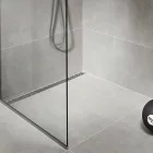 Flows 60 cm hosszú rozsdamentes acél komplett zuhanyfolyóka