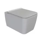 Cerastyle Ibiza/Hera Slim WC ülőke - Matt szürke - Duroplast - Lecsapódásgátlós- Easy click