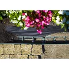 Hajlítható fekete műanyag ágyásszegély 100 cm – 6 cm magas PP gyepszegély