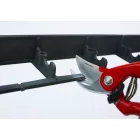 Hajlítható fekete műanyag ágyásszegély 100 cm – 8 cm magas PP gyepszegély