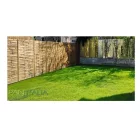Fekete műanyag gyeprács 49,2 × 49,2 cm – 4 cm magas, 3500 kg/m² teherbírás