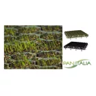 Zöld műanyag gyeprács 49,2 × 49,2 cm – 4 cm magas, 3500 kg/m² teherbírás