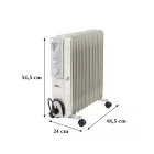 Norde olajradiátor 2500W