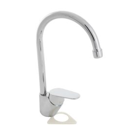   Cseke Smart króm álló egykaros kerámiabetétes házgyári mosogató csaptelep