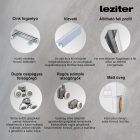 Spirit Matt 80x80 cm íves tolóajtós zuhanykabin 5 mm biztonsági üveggel zuhanytálcával, króm kerettel, 180 cm magas